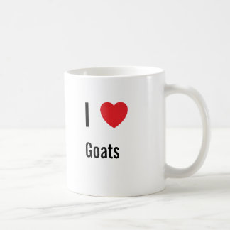 Mug J'aime les chèvres