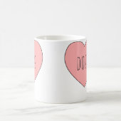 Mug J'aime les chiens cœur (Centre)