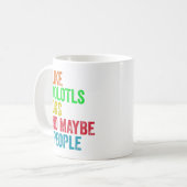 Mug J'Aime Les Chiens D'Axolotls Et Peut-Être 3 Person (Devant gauche)