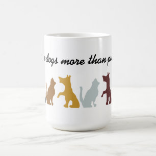 Mug J'aime les citations de chiens