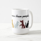 Mug J'aime les citations de chiens (Devant droit)