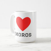 Mug J'aime les Comores (Devant gauche)