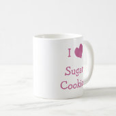 Mug J'aime les cookies de sucre (Devant droit)