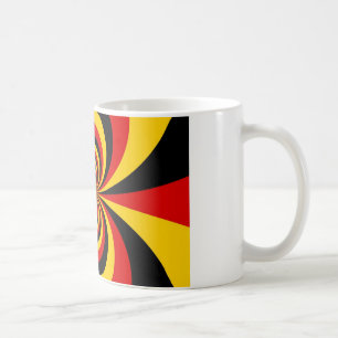 Mug J'aime les couleurs du drapeau national d'Allemagn