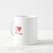 Mug J'aime les coups de basse (Devant gauche)