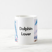 Mug J'aime les dauphins et les dauphins (Centre)
