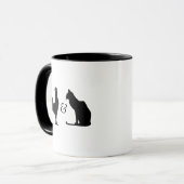 Mug J'aime les deux (Devant gauche)