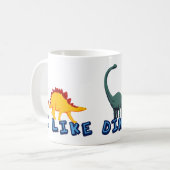 Mug J'Aime Les Dinosaures (Devant gauche)