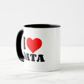 MUG J'AIME LES DONNÉES (Devant gauche)