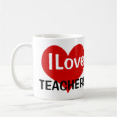Mug J'aime les enseignants (Gauche)