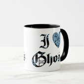 Mug J'aime les fantômes (Devant droit)