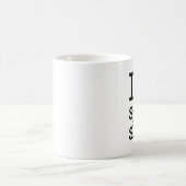 Mug J'aime les feuilles de calcul (Centre)