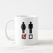 Mug J'aime les filles (Gauche)