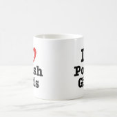 Mug J'aime les filles polonaises (Centre)