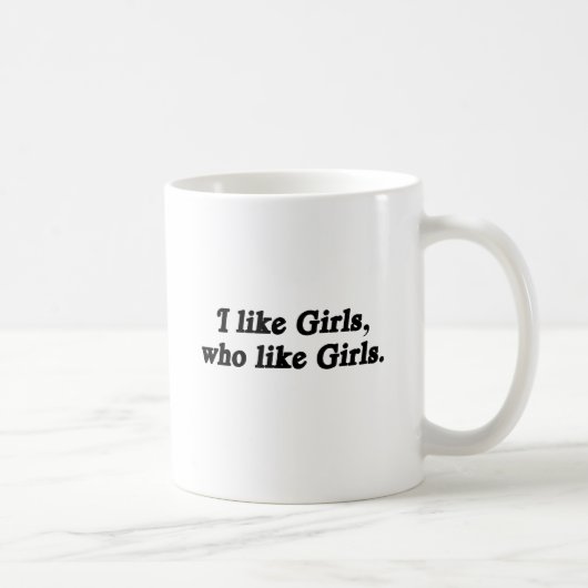 Mug J'aime les filles qui aiment les filles (Droite)