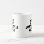 Mug J'aime les filles suédoises (Centre)
