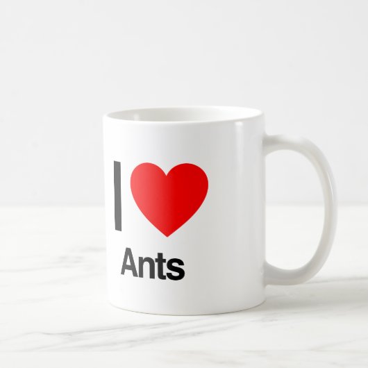 Mug j'aime les fourmis (Droite)