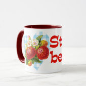 Mug J'aime les fraises (Devant gauche)