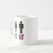 MUG J'AIME LES GARÇONS (Devant gauche)