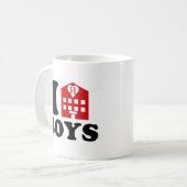 Mug J'aime les garçons d'hôtel (Devant gauche)