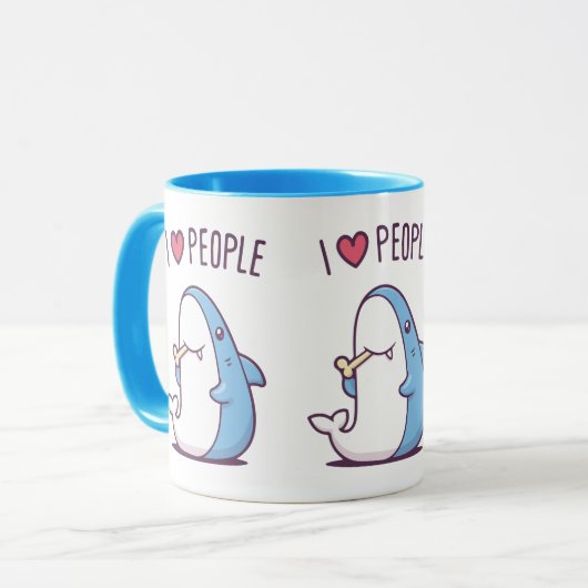 Mug J'aime les gens (Devant gauche)