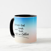 Mug J'aime les gens qui me font du café... (Devant gauche)