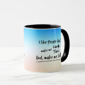 Mug J'aime les gens qui me font du café... (Devant droit)