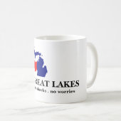 Mug J'aime les Grands Lacs (Devant droit)