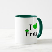 Mug J'aime les grenouilles (Devant droit)