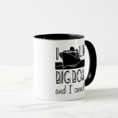Mug J'aime les gros bateaux et je ne peux pas mentir F (Devant droit)