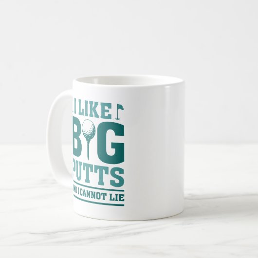 Mug J'Aime Les Gros Puttes Et Je Ne Peux Pas Mentir (Devant gauche)