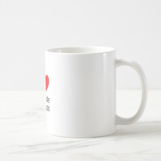 Mug J'Aime Les Heelflips De Face (Droite)