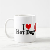 Mug J'aime les hot-dogs (Gauche)
