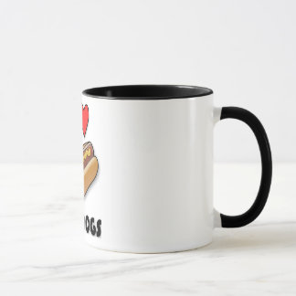 Mug J'aime les hot-dogs