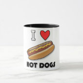 Mug J'aime les hot-dogs (Centre)