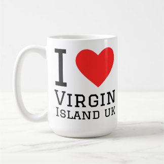 Mug J'aime les îles Vierges uk