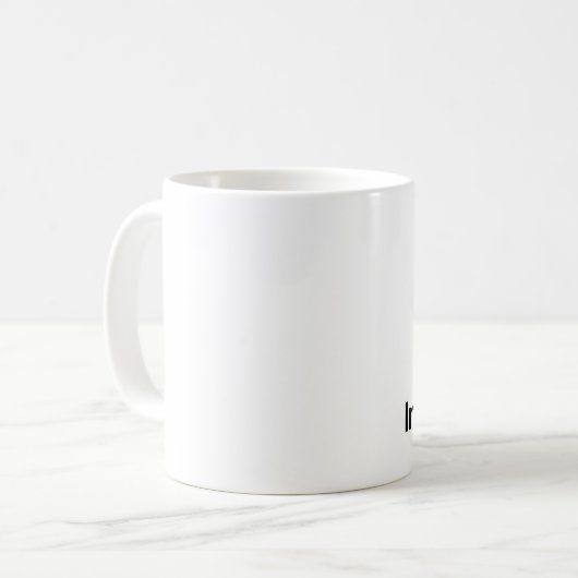 Mug j'aime les instruments en laiton (Devant gauche)