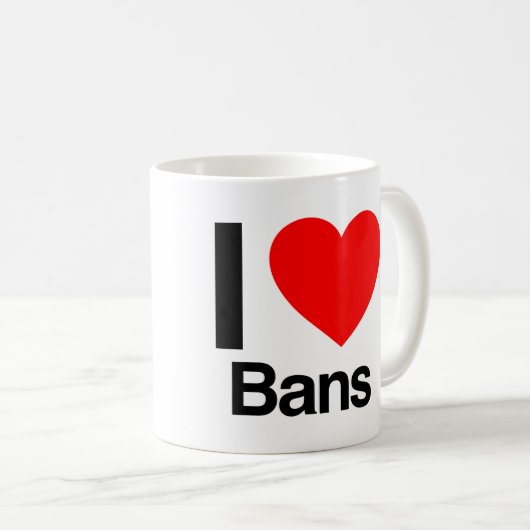 Mug j'aime les interdictions (Devant droit)