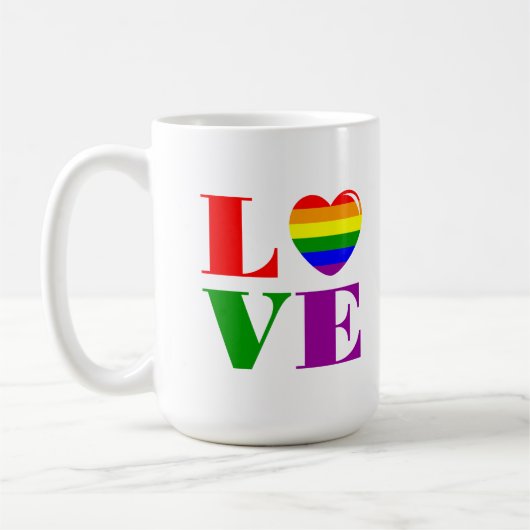 Mug J'aime les LGBT (Gauche)