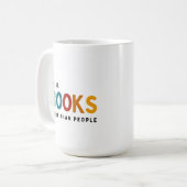 Mug J'aime les livres plus que les gens (Devant gauche)