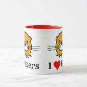 Mug J'Aime Les Loutres. Conservation de la faune de Ot (Centre)