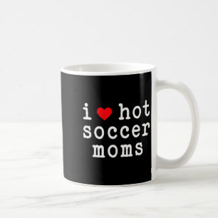 Mug J'aime les mamans de foot sexy Drôle d'amour Cœur