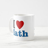 Mug J'aime les maths (Devant gauche)