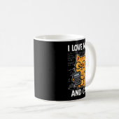 Mug J'aime les maths et les chats (Devant droit)