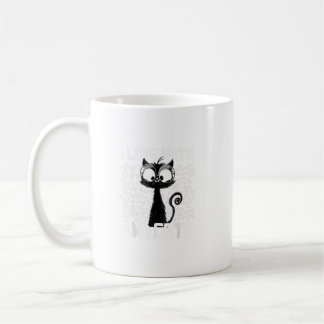 Mug J'Aime Les Maths Et Les Chats Noir Chat Drôle Dire