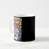 Mug J'aime les maths et les chats Professeur Élève (Devant gauche)