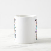 Mug J'aime les maths et les chats Professeur Élève (Centre)