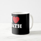 Mug J'aime les maths j'aime Groovy Rétro (Devant droit)