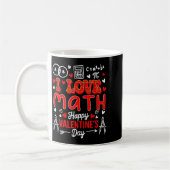 Mug J'aime les maths Joyeuse Saint-Valentin Prof de ma (Gauche)