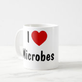 Mug J'aime les microbes (Devant gauche)